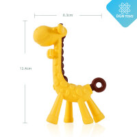 Giraffe Gelb Beißring/Beißspielzeug ab 3 Monate - BPA Frei