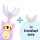 Kinderzahnbürste U-Form - Lebensmittelsilikon - Hygienische Ersatzsilikon Kopf | Kinder & Babyzahnbürste (2-8 Jahren) DGN TOYS … (lila)