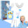 Kinderzahnbürste U-Form 5Tlg. Set - Lebensmittelsilikon - Hygienische ErsatzsilikonKopf-Sanduhr mit Saugnapf | 2 Fingerkuppen Zahnbürste | Kinder & Babyzahnbürste (2-8 Jahren) DGN TOYS  Blau