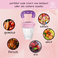 DGN Toys Fruchtsauger Set für Baby ab 3 Monate BPA...