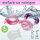 DGN Toys Fruchtsauger Set für Baby ab 3 Monate BPA Frei | Fruchtschnuller | Helfer für Jede Mutter + 2 Fingerkuppen Zahnbürsten Rosa